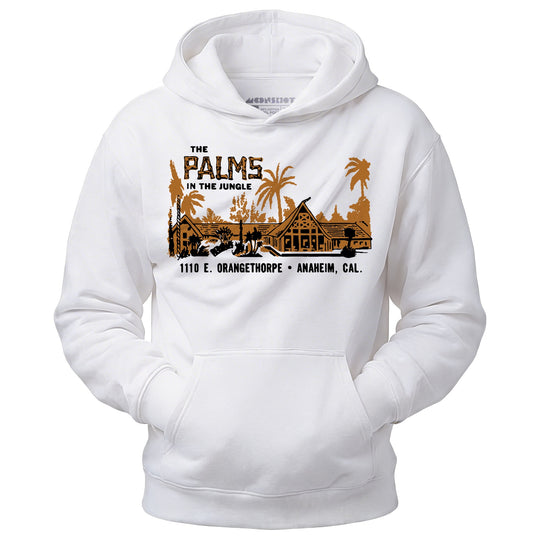 The Palms in the Jungle - Anaheim, CA - Vintage Restaurant - Unisex Hoodie