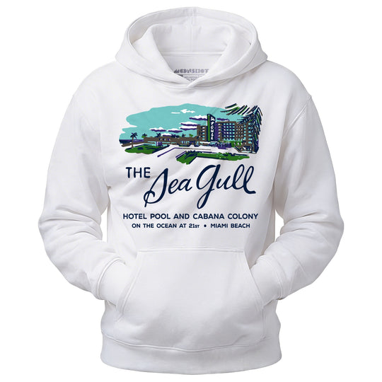 The Sea Gull - Miami, FL - Vintage Hotel - Unisex Hoodie