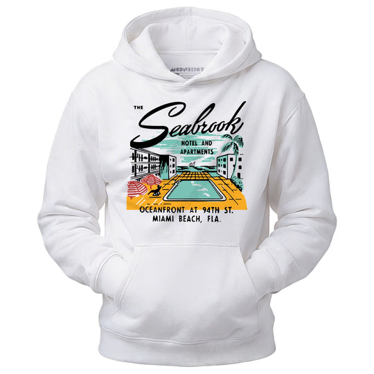 The Seabrook - Miami, FL - Vintage Hotel - Unisex Hoodie