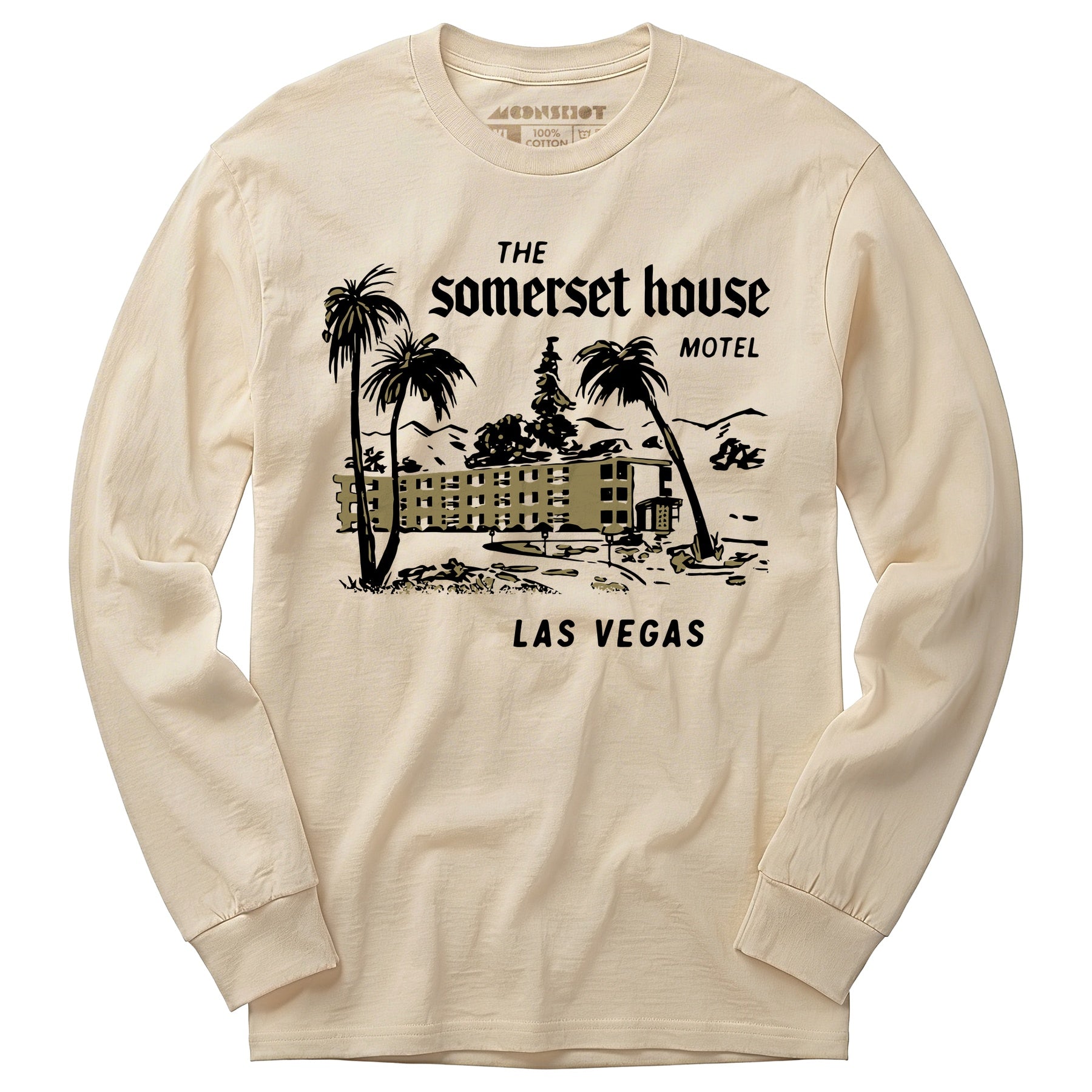 The Somerset House Motel - Vintage Las Vegas - Long Sleeve T-Shirt
