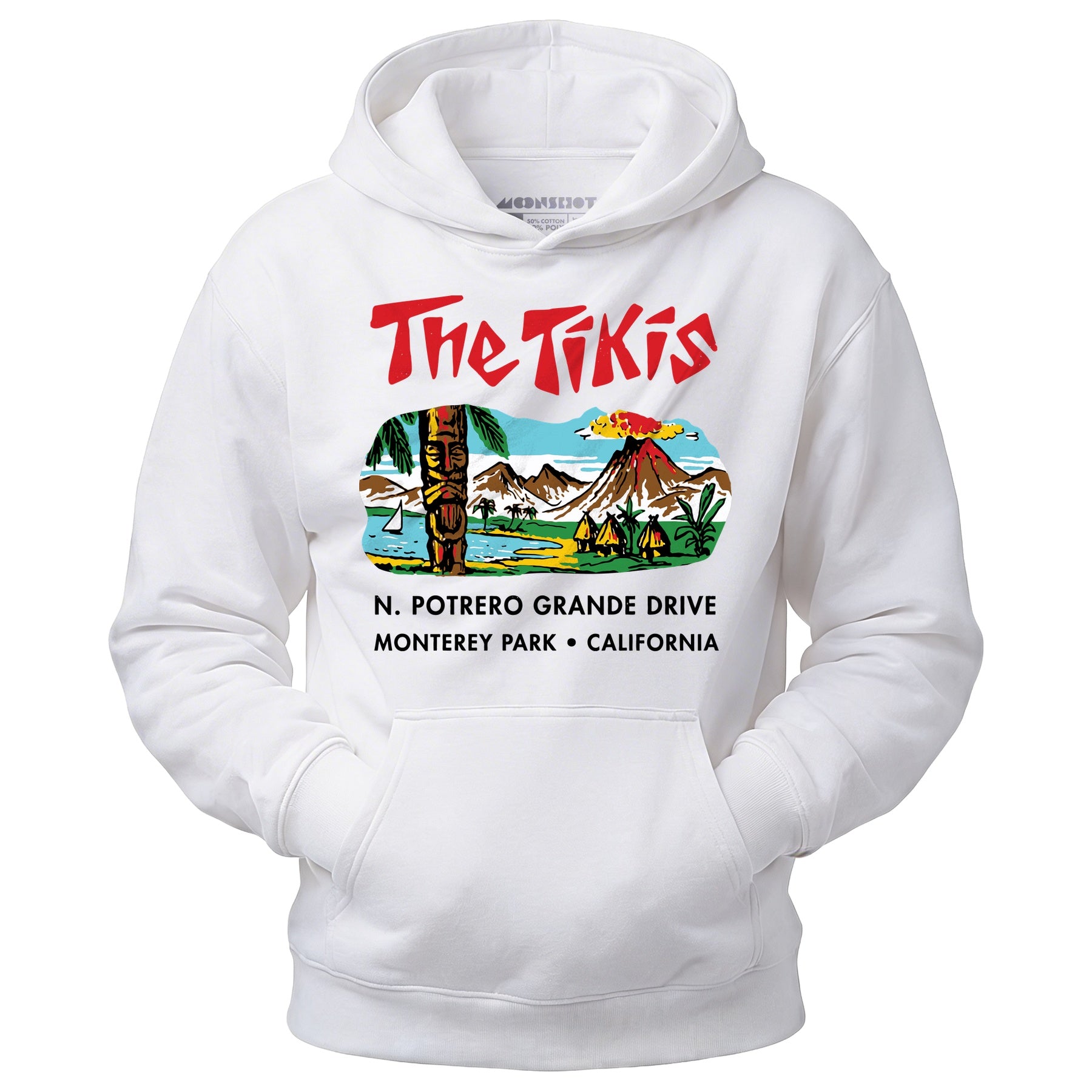 The Tikis - Monterey Park CA - Vintage Tiki Bar - Unisex Hoodie