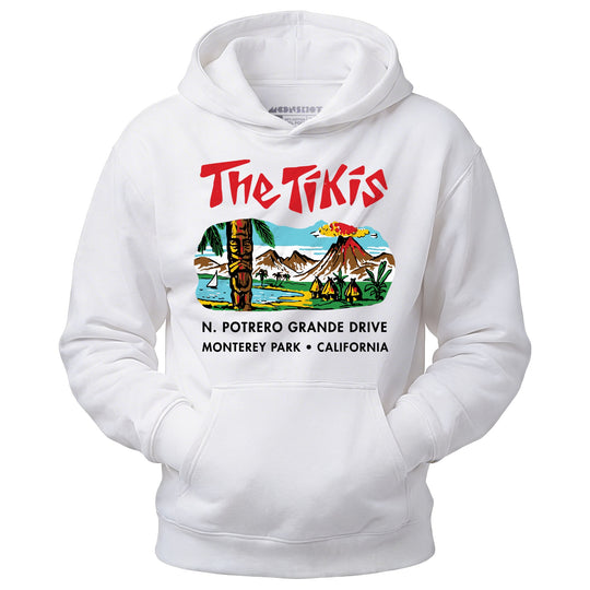 The Tikis - Monterey Park CA - Vintage Tiki Bar - Unisex Hoodie
