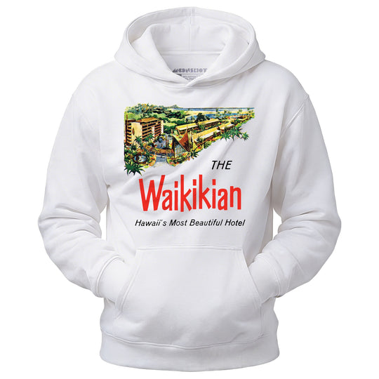The Waikikian - Waikiki, HI - Vintage Hotel - Unisex Hoodie