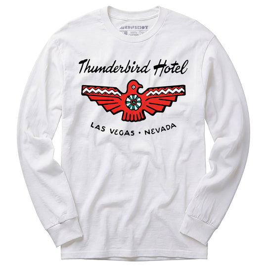 Thunderbird Hotel v6 - Vintage Las Vegas - Long Sleeve T-Shirt