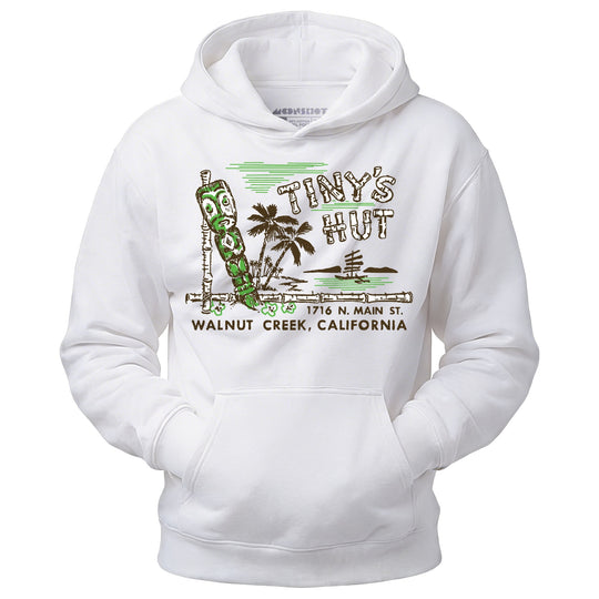 Tiny's Hut - Walnut Creek, CA - Vintage Tiki Bar - Unisex Hoodie