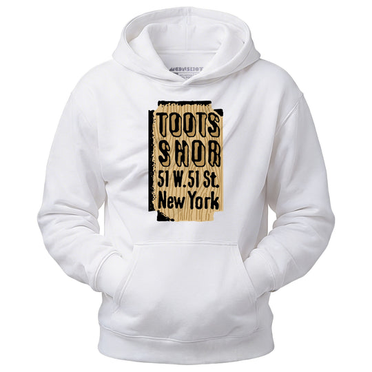 Toots Shor Sign - Manhattan, NY - Vintage Restaurant - Unisex Hoodie