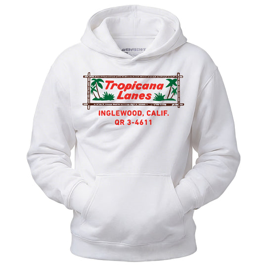 Tropicana Lanes - Inglewood, CA - Vintage Bowling Alley - Unisex Hoodie
