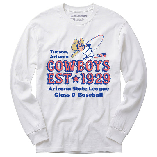 Tucson Cowboys - Arizona - Vintage Defunct Baseball Teams - Long Sleeve T-Shirt