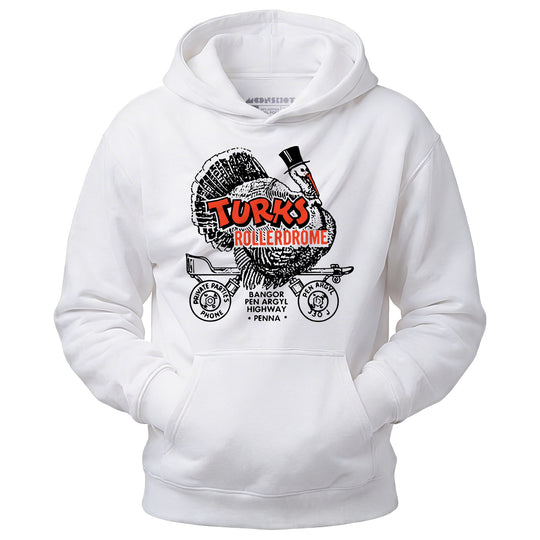 Turks Rollerdrome - Pen Argyl, PA - Vintage Roller Rink - Unisex Hoodie
