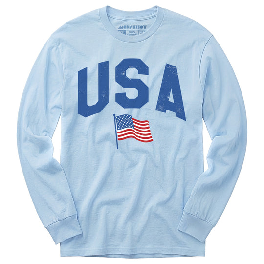 USA Flag - Long Sleeve T-Shirt