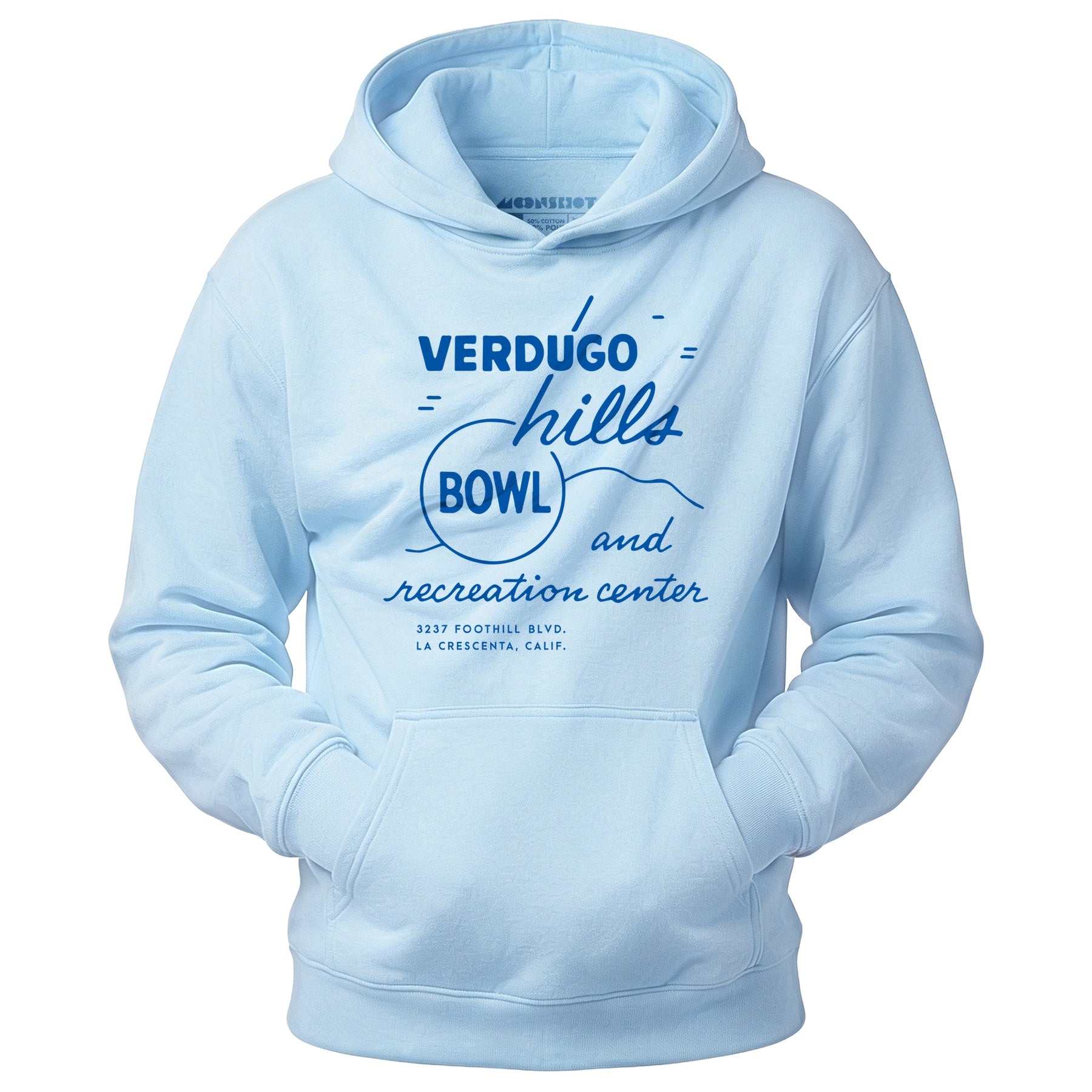 Verdugo Hills v2 - La Crescenta, CA - Vintage Bowling Alley - Unisex Hoodie
