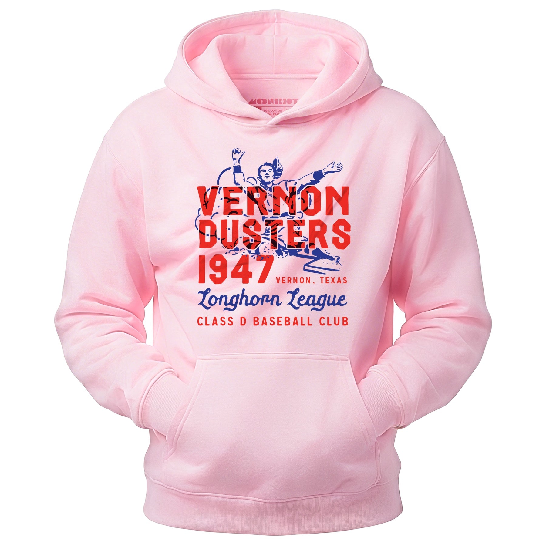 Vernon Dusters - Texas - Vintage Defunct Baseball Teams - Unisex Hoodie