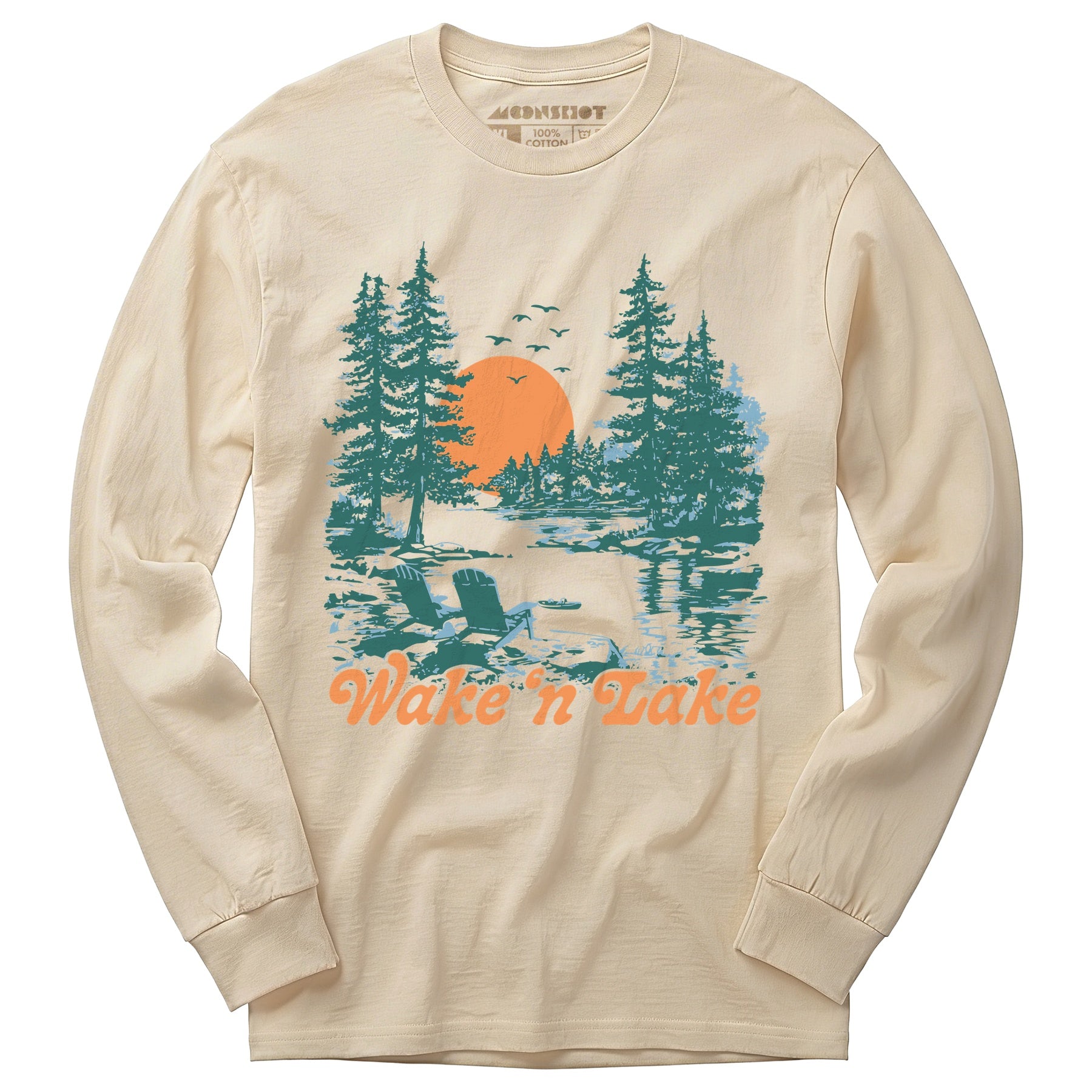 Wake 'n Lake - Long Sleeve T-Shirt