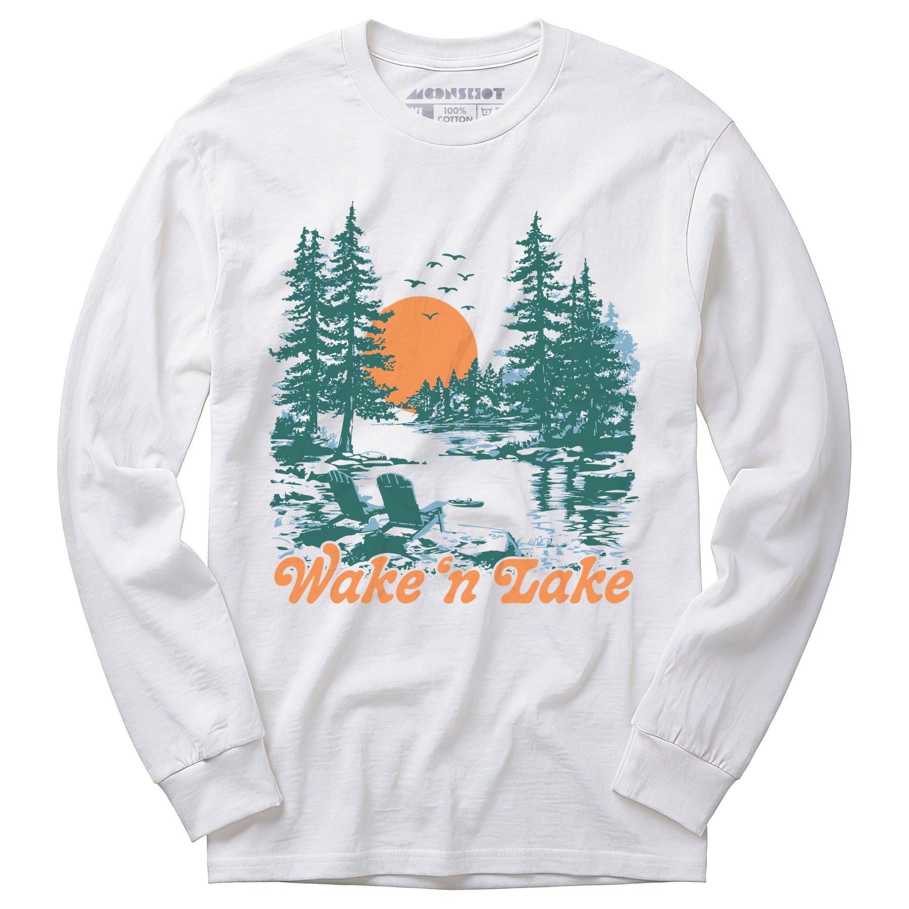 Wake 'n Lake - Long Sleeve T-Shirt