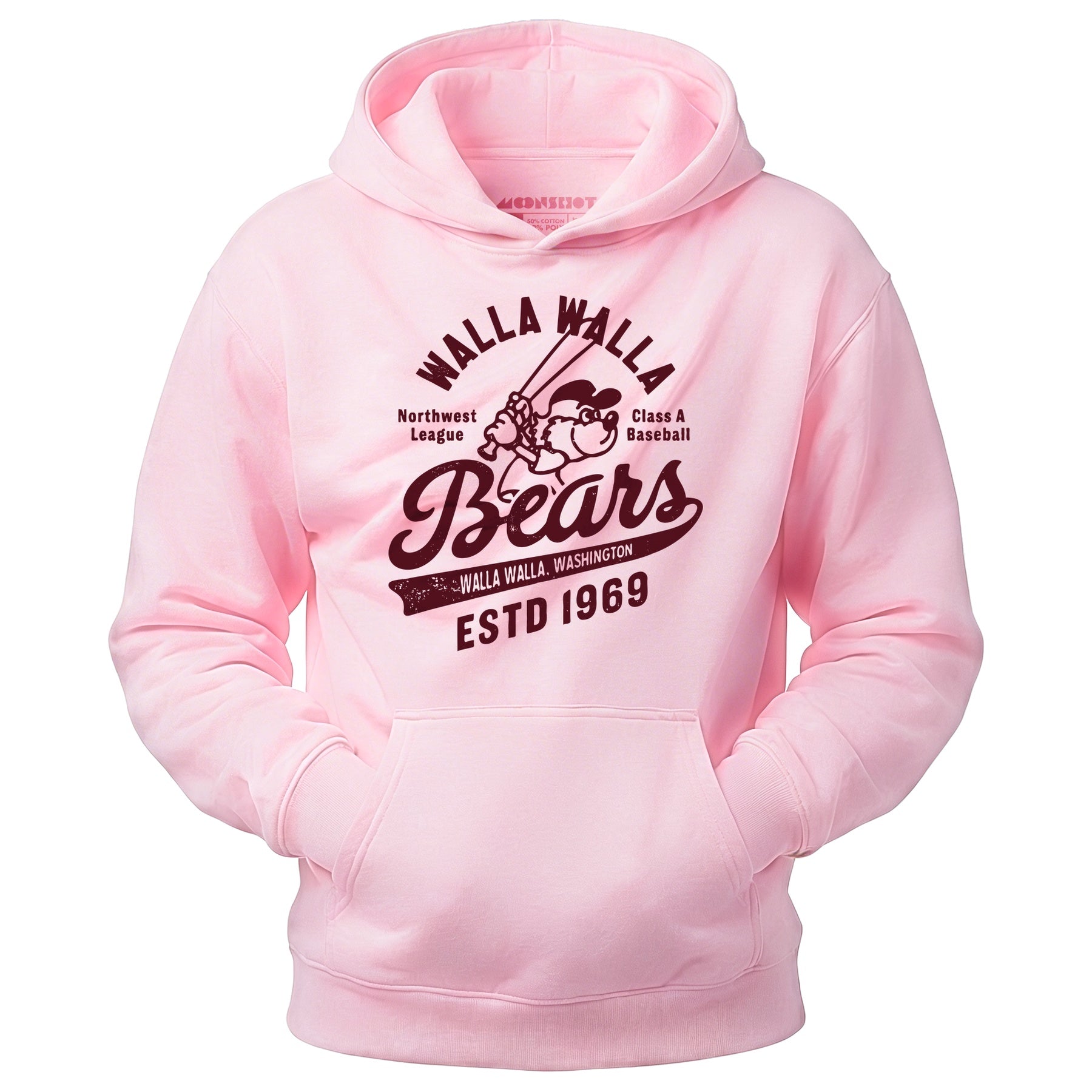 Walla Walla Bears - Washington - Vintage Defunct Baseball Teams - Unisex Hoodie