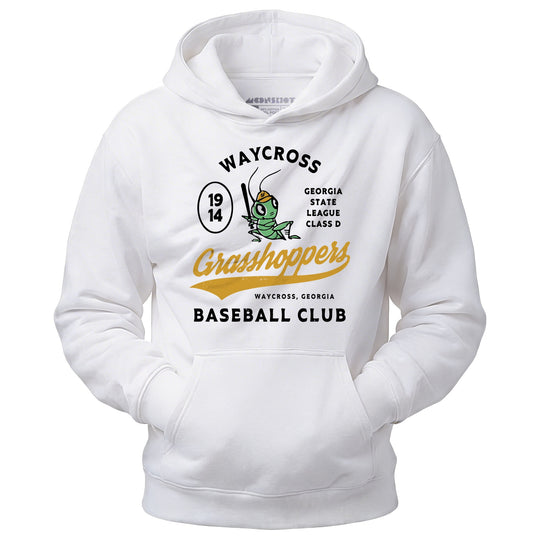 Waycross Grasshoppers - Georgia - Vintage Defunct Baseball Teams - Unisex Hoodie