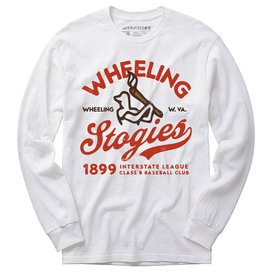 Wheeling Stogies - West Virginia - Vintage Defunct Baseball Teams - Long Sleeve T-Shirt
