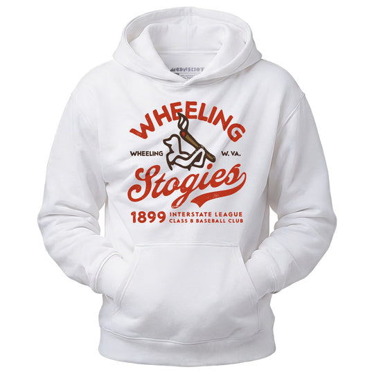 Wheeling Stogies - West Virginia - Vintage Defunct Baseball Teams - Unisex Hoodie