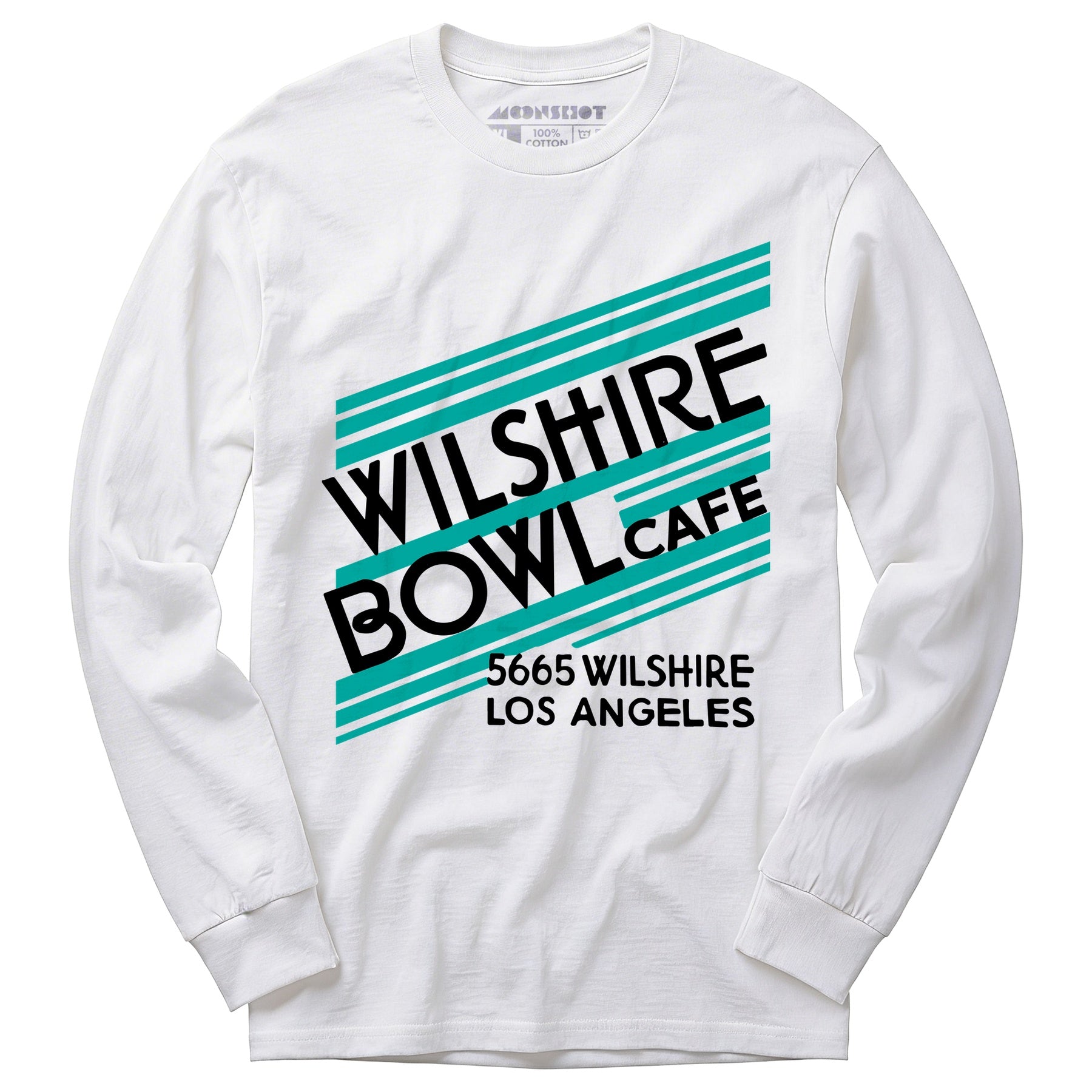 Wilshire Bowl Cafe - Los Angeles, CA - Vintage Restaurant - Long Sleeve T-Shirt