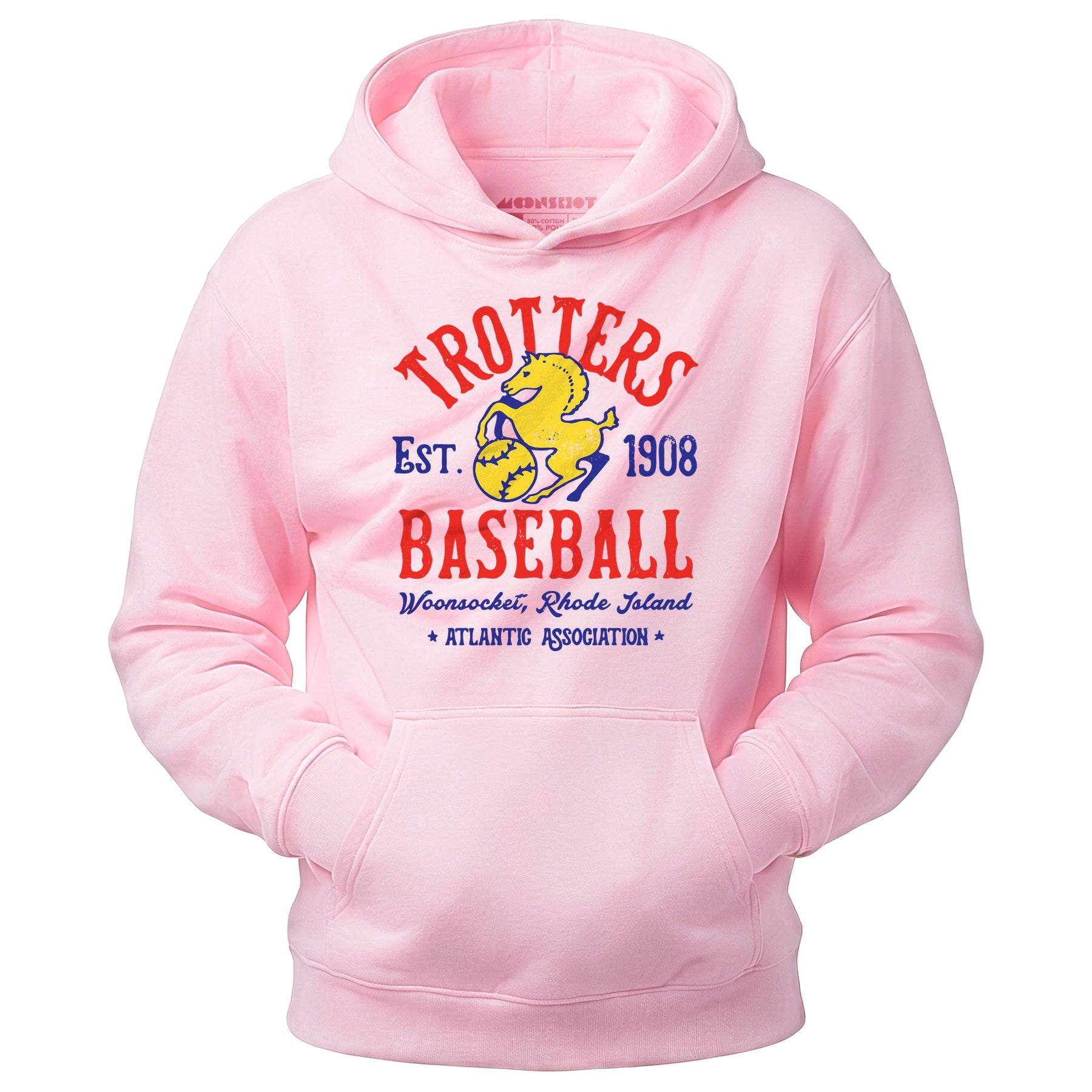 Woonsocket Trotters - Rhode Island - Vintage Defunct Baseball Teams - Unisex Hoodie