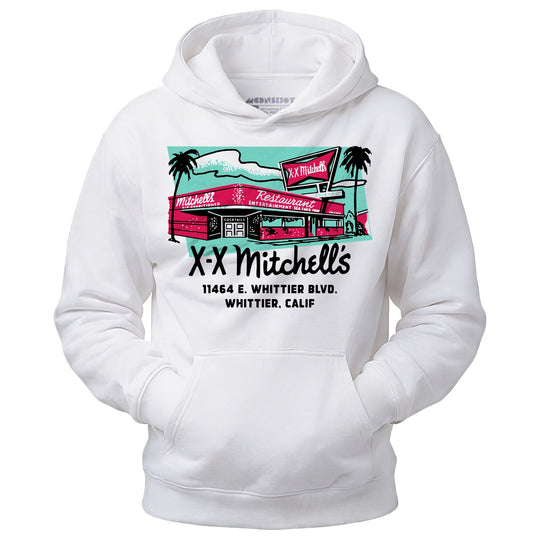 X-X Mitchell's - Whittier, CA - Vintage Restaurant - Unisex Hoodie