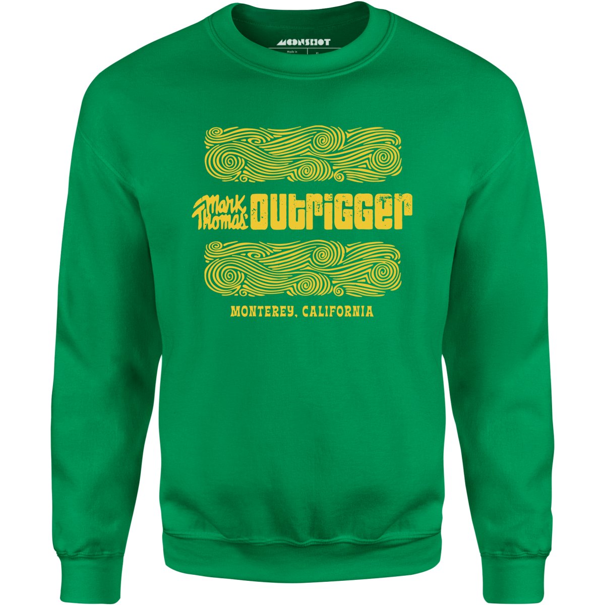Mark Thomas Outrigger - Monterey, CA - Vintage Tiki Bar - Unisex Sweatshirt