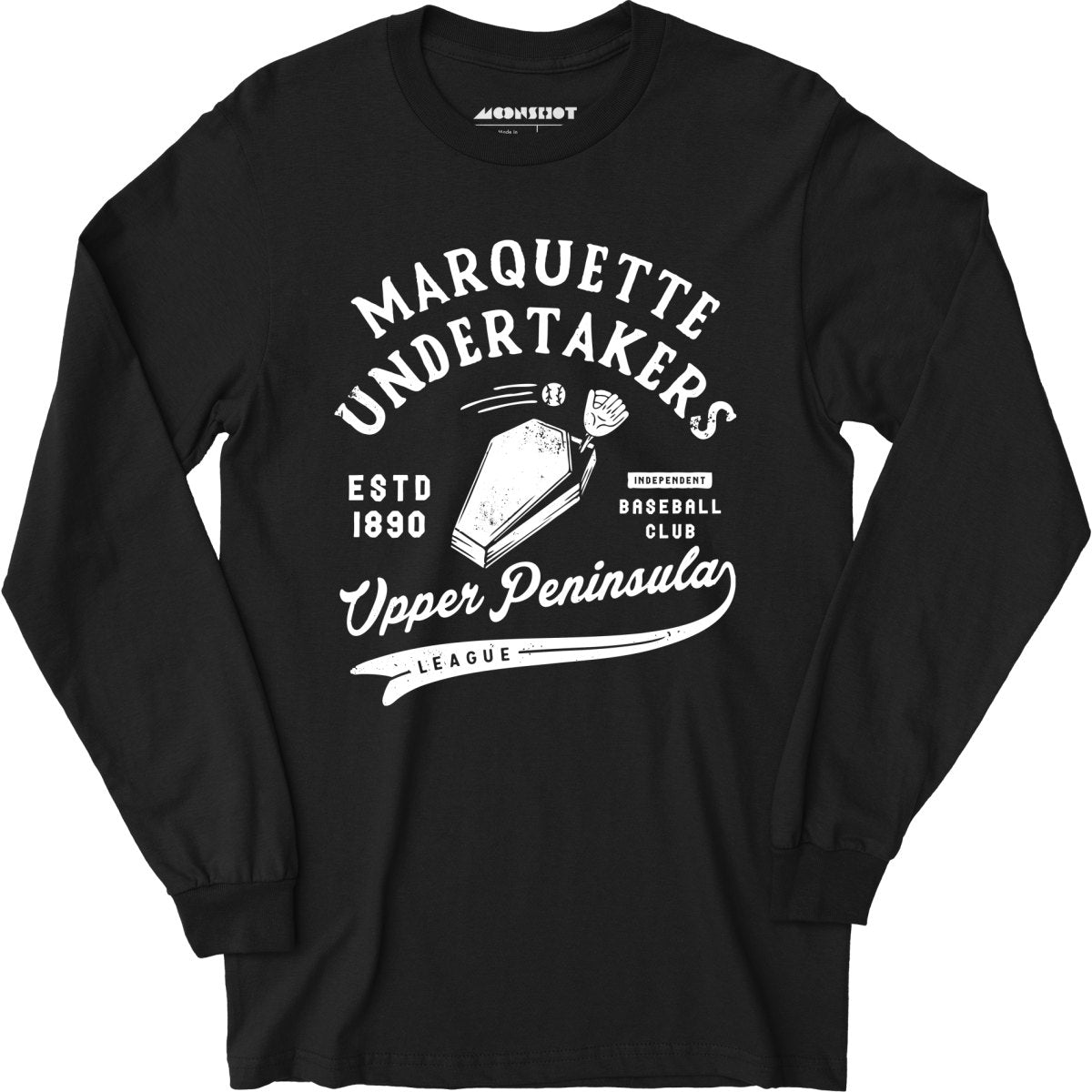 Marquette Undertakers - Michigan - Vintage Defunct Baseball Teams - Long Sleeve T-Shirt