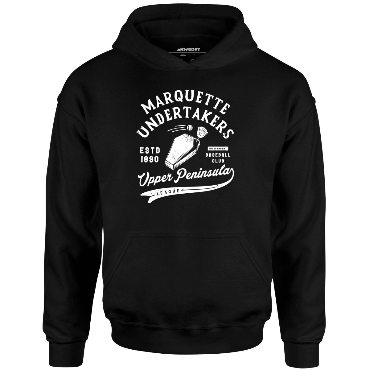 Marquette Undertakers - Michigan - Vintage Defunct Baseball Teams - Unisex Hoodie