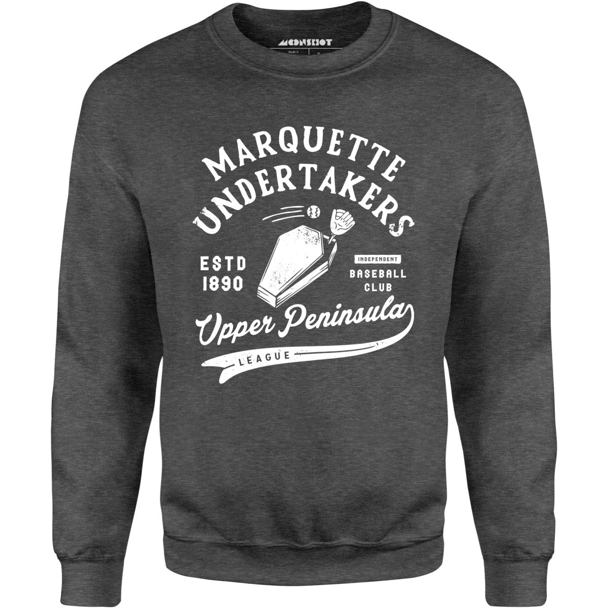 Marquette Undertakers - Michigan - Vintage Defunct Baseball Teams - Unisex Sweatshirt