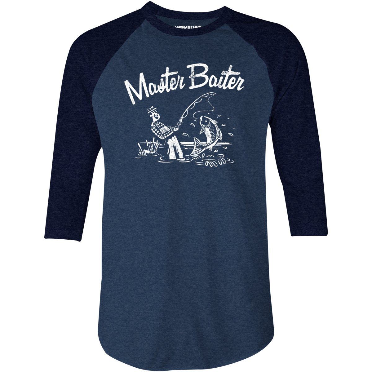 Master Baiter - 3/4 Sleeve Raglan T-Shirt