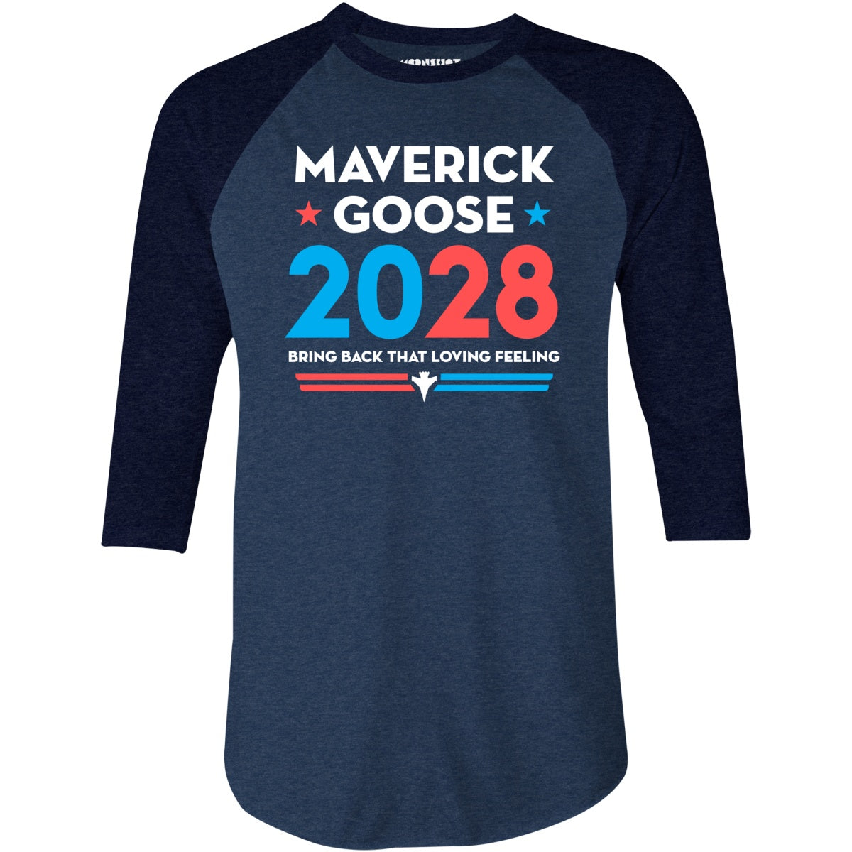 Maverick Goose 2028 - 3/4 Sleeve Raglan T-Shirt