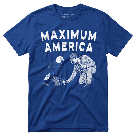 Maximum America - Unisex T-Shirt in True Royal