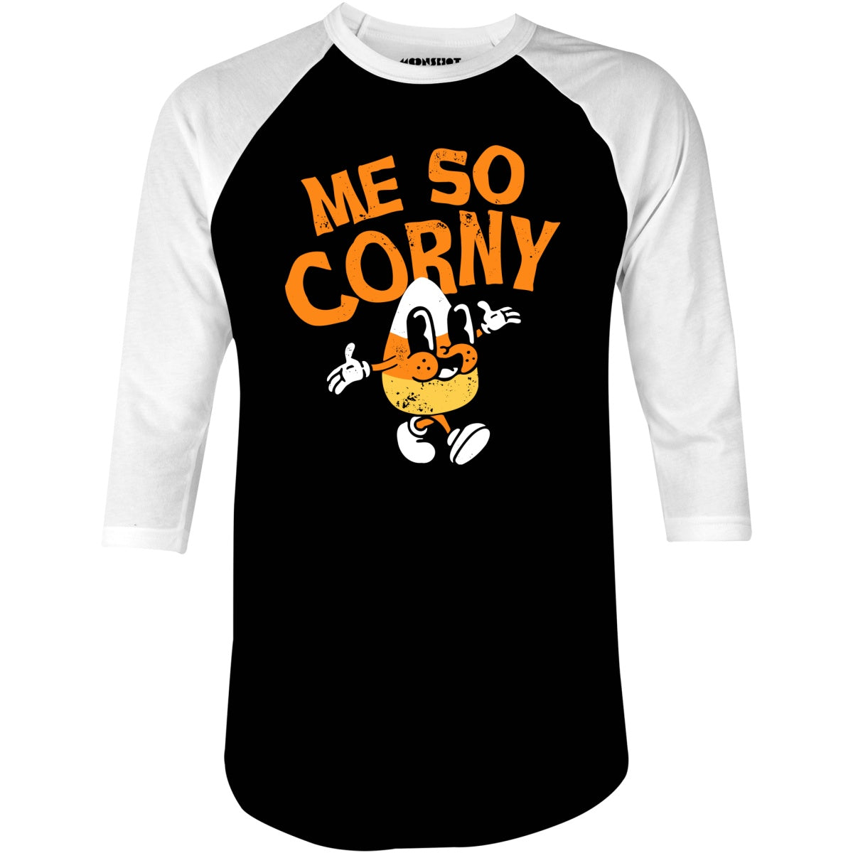 Me So Corny v2 - 3/4 Sleeve Raglan T-Shirt