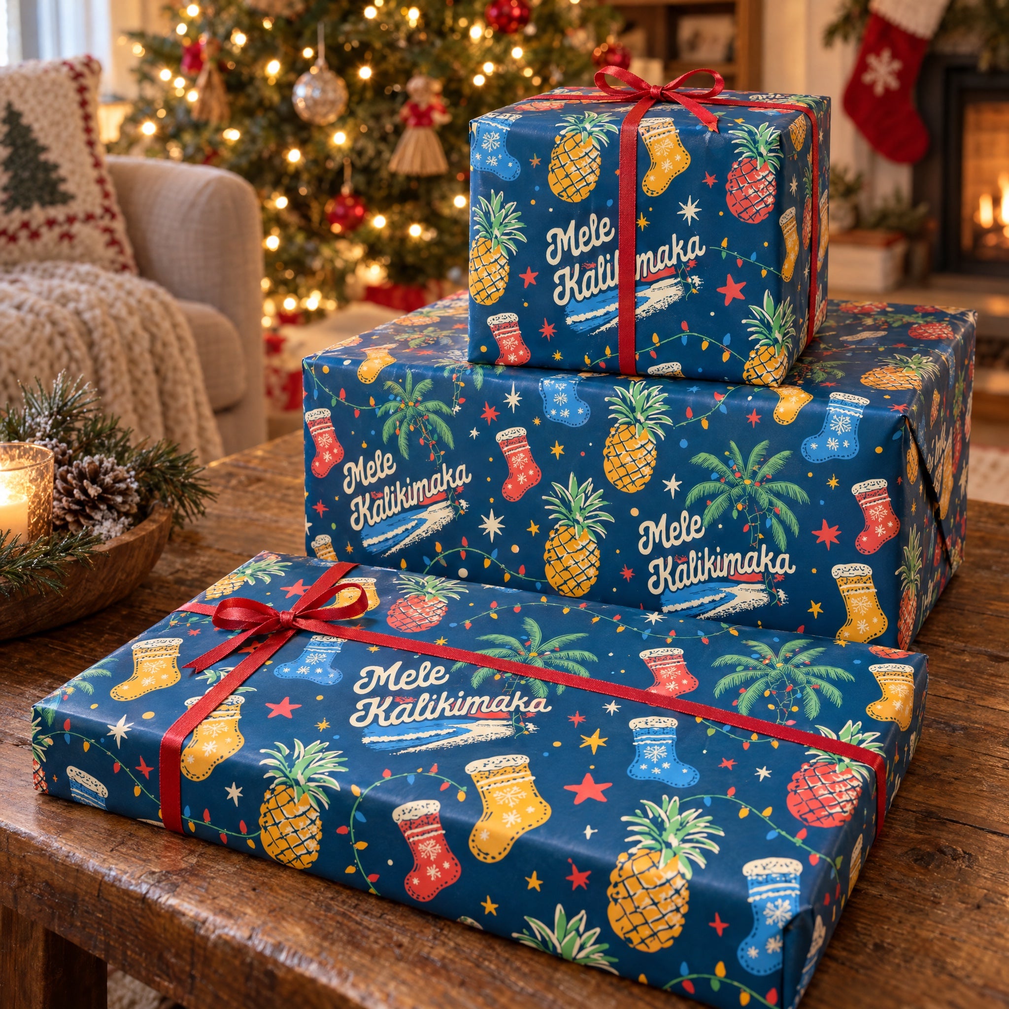 Mele Kalikimaka - Gift Wrapping Paper