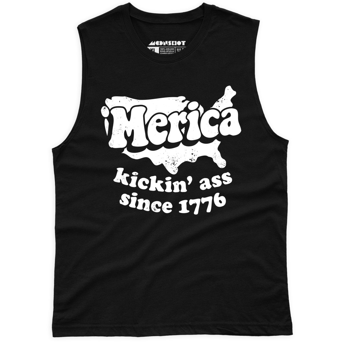 'Merica Kickin' Ass Since 1776 - Unisex Muscle Tank