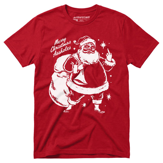 Merry Christmas Assholes - Unisex T-Shirt