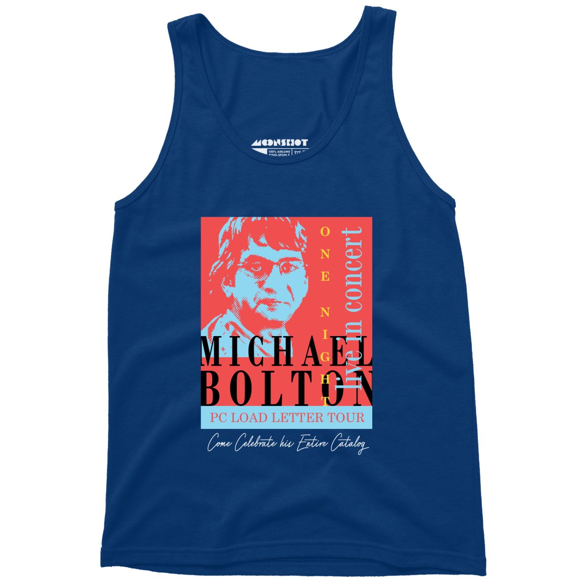 Michael Bolton in Concert Office Space - Unisex Tank Top