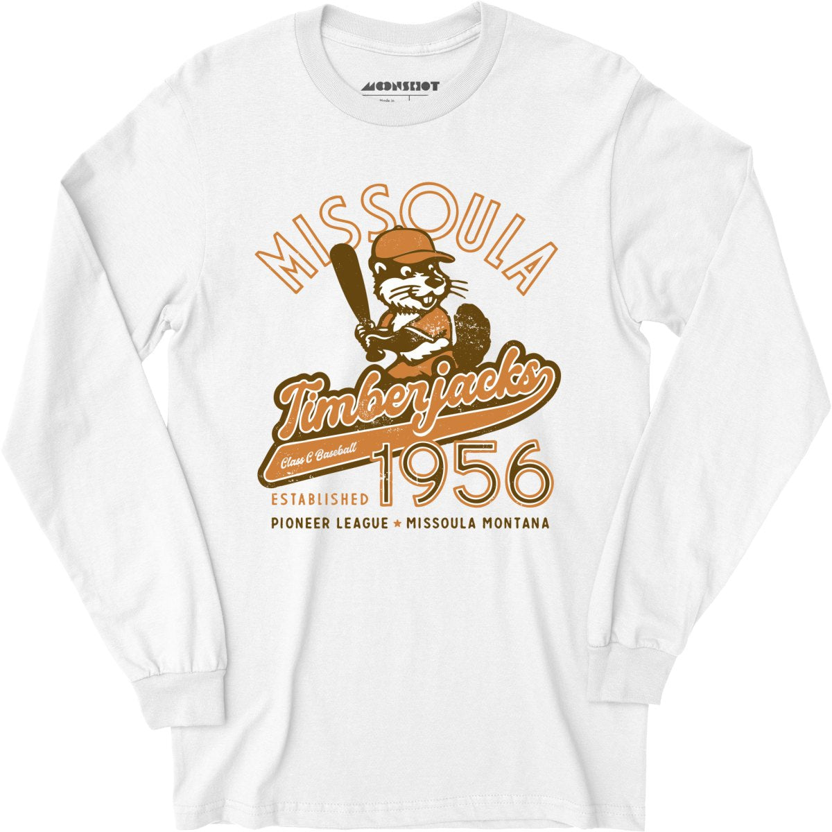 Missoula Timberjacks - Montana - Vintage Defunct Baseball Teams - Long Sleeve T-Shirt