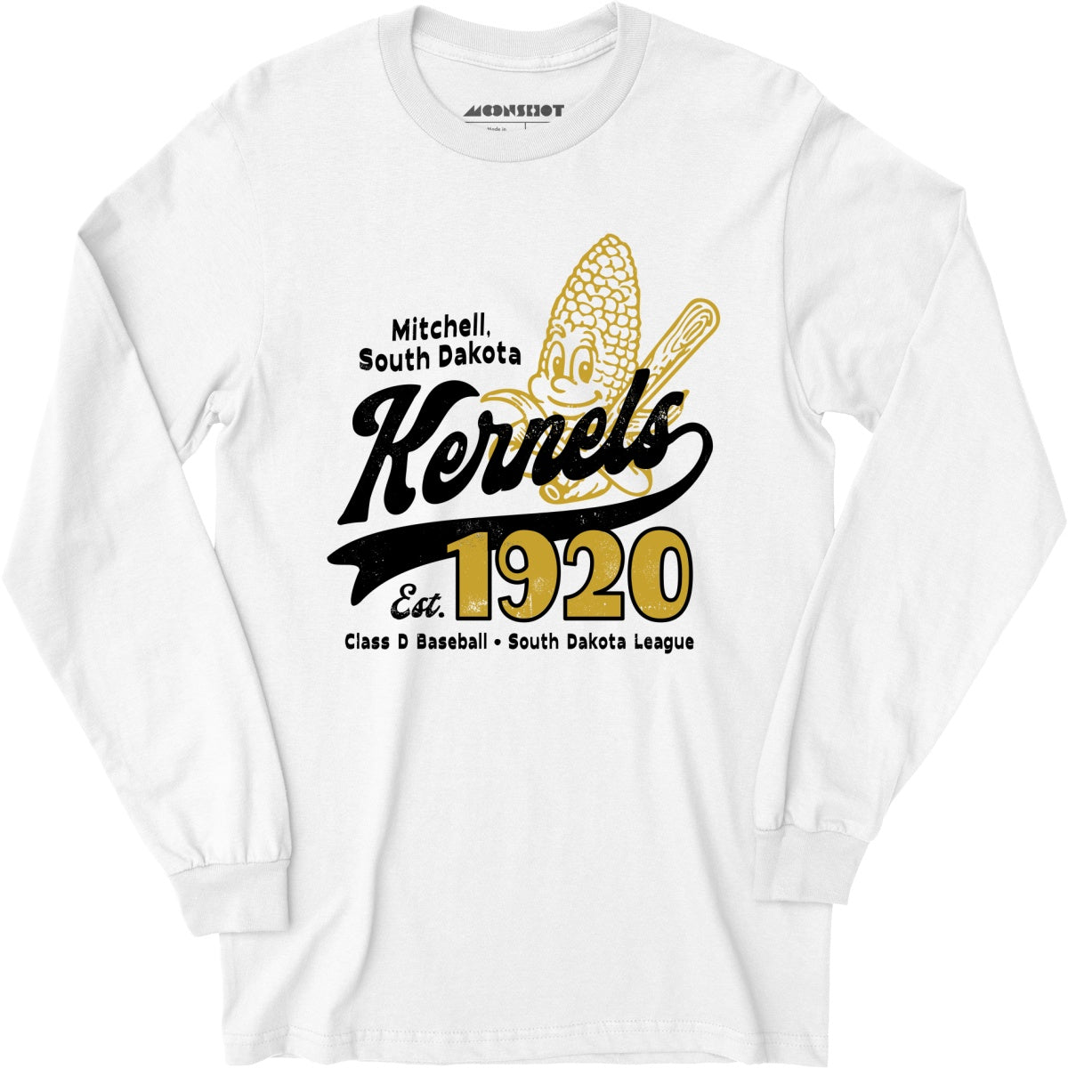 Mitchell Kernels - South Dakota - Vintage Defunct Baseball Teams - Long Sleeve T-Shirt