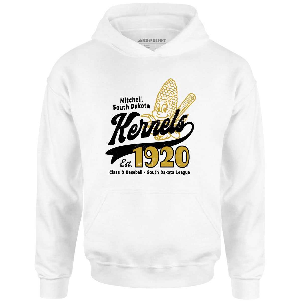 Mitchell Kernels - South Dakota - Vintage Defunct Baseball Teams - Unisex Hoodie