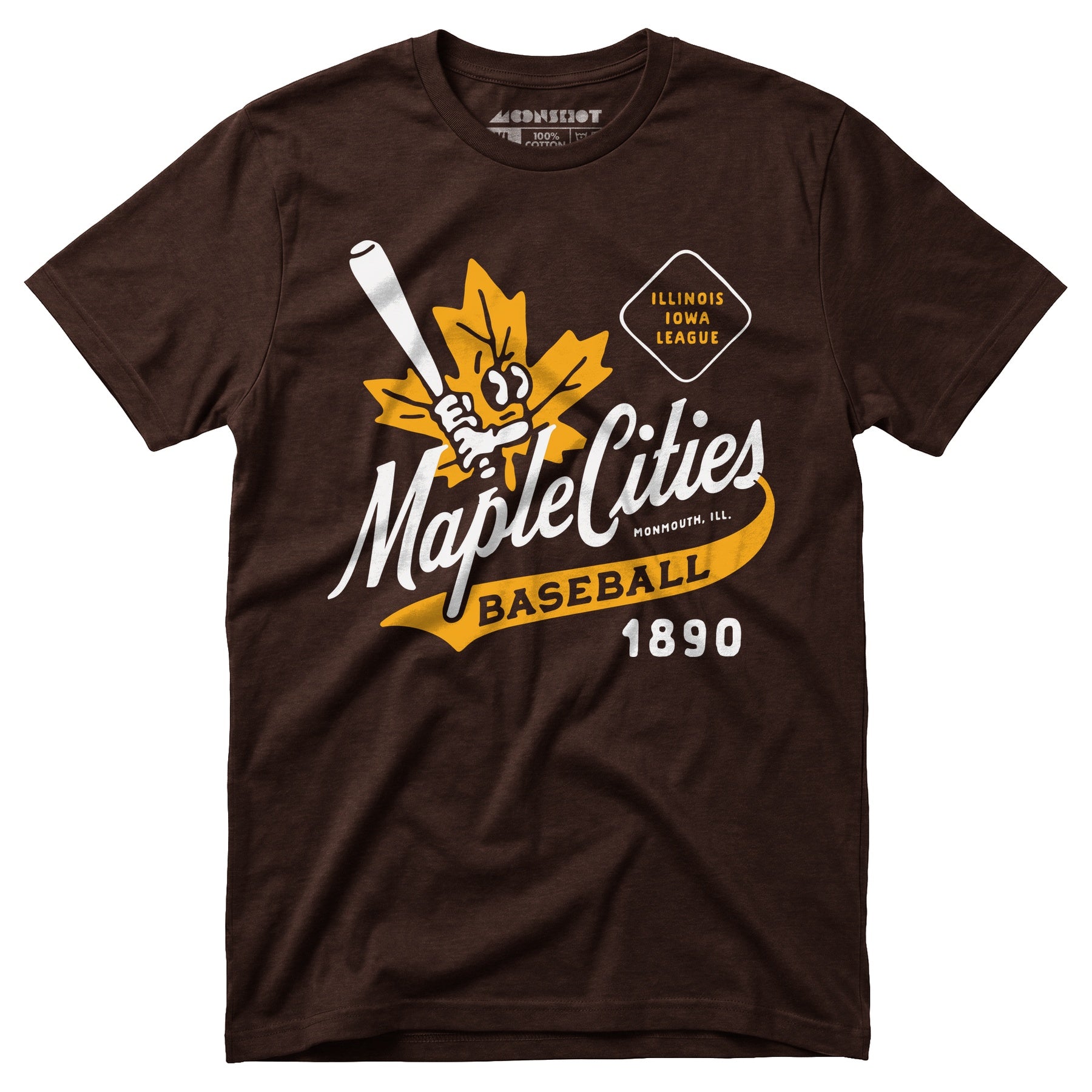 Monmouth Maple Cities - Illinois - Vintage Defunct Baseball Teams - Unisex T-Shirt