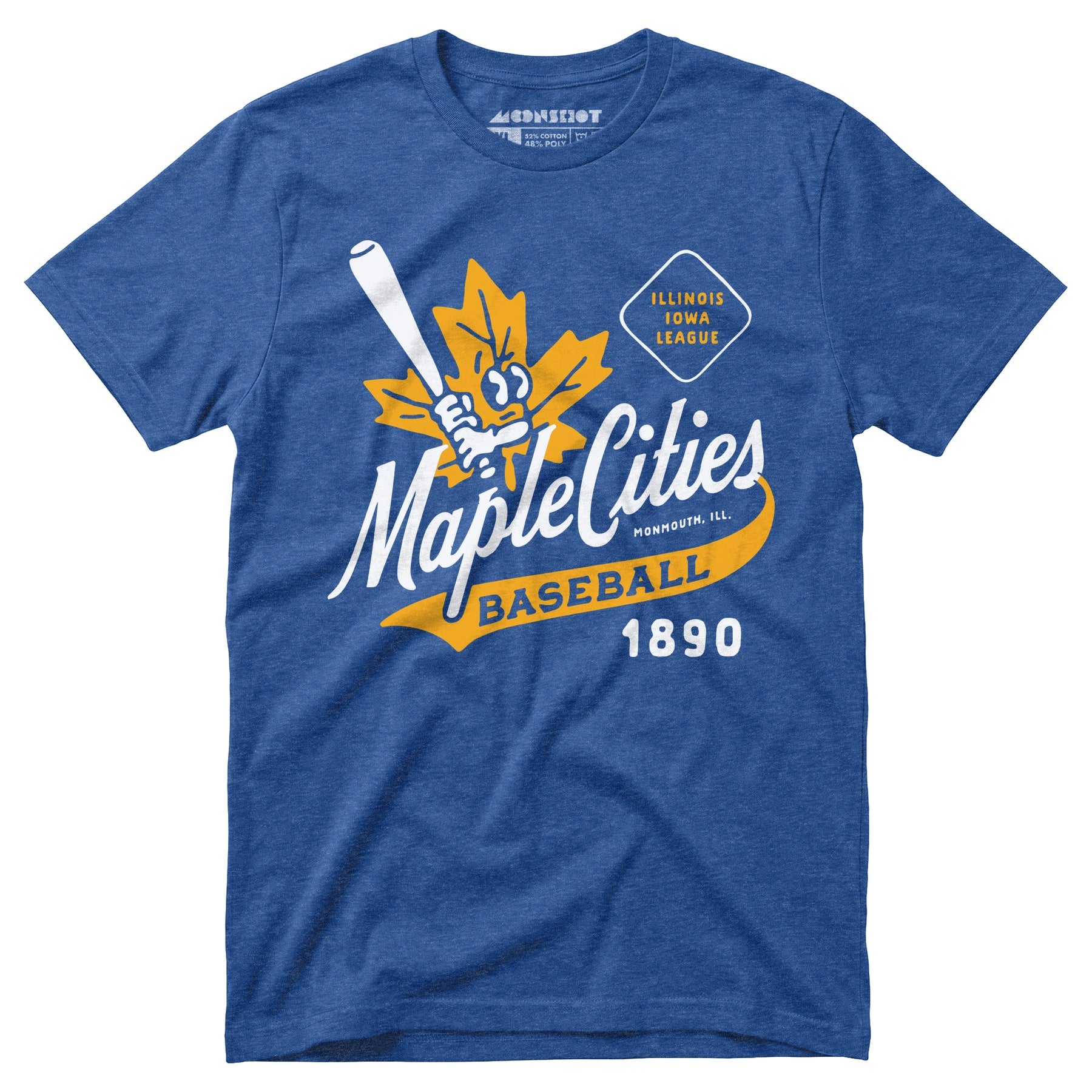 Monmouth Maple Cities - Illinois - Vintage Defunct Baseball Teams - Unisex T-Shirt
