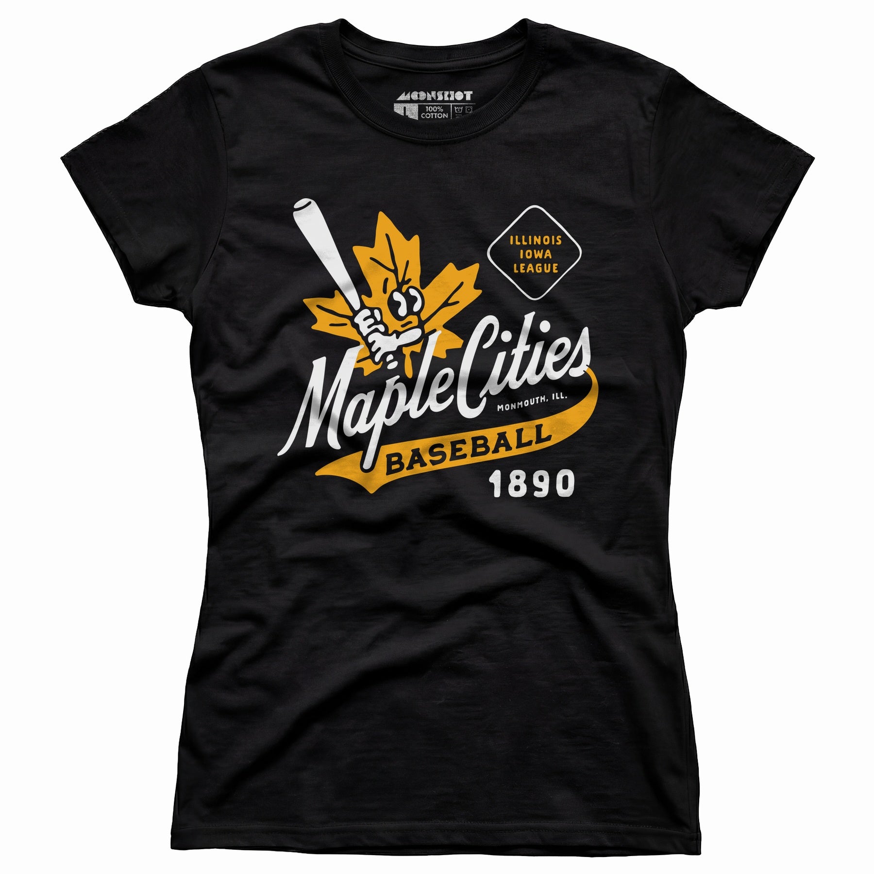 Monmouth Maple Cities - Illinois - Vintage Defunct Baseball Teams - Women's T-Shirt