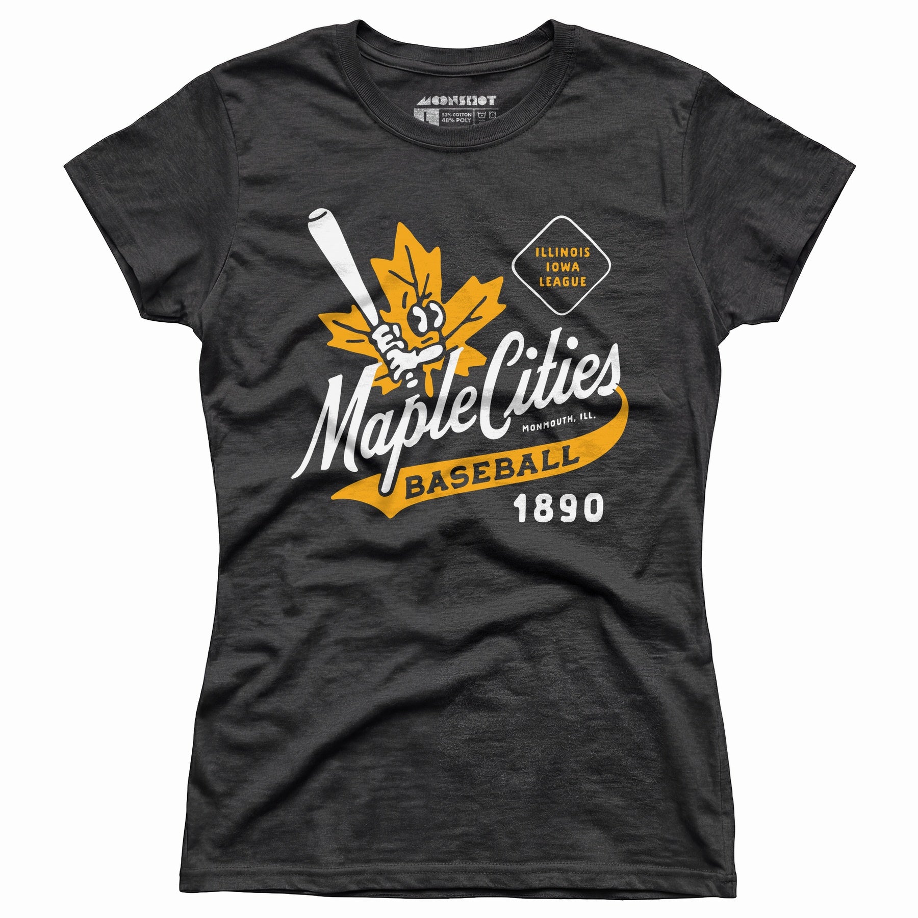 Monmouth Maple Cities - Illinois - Vintage Defunct Baseball Teams - Women's T-Shirt
