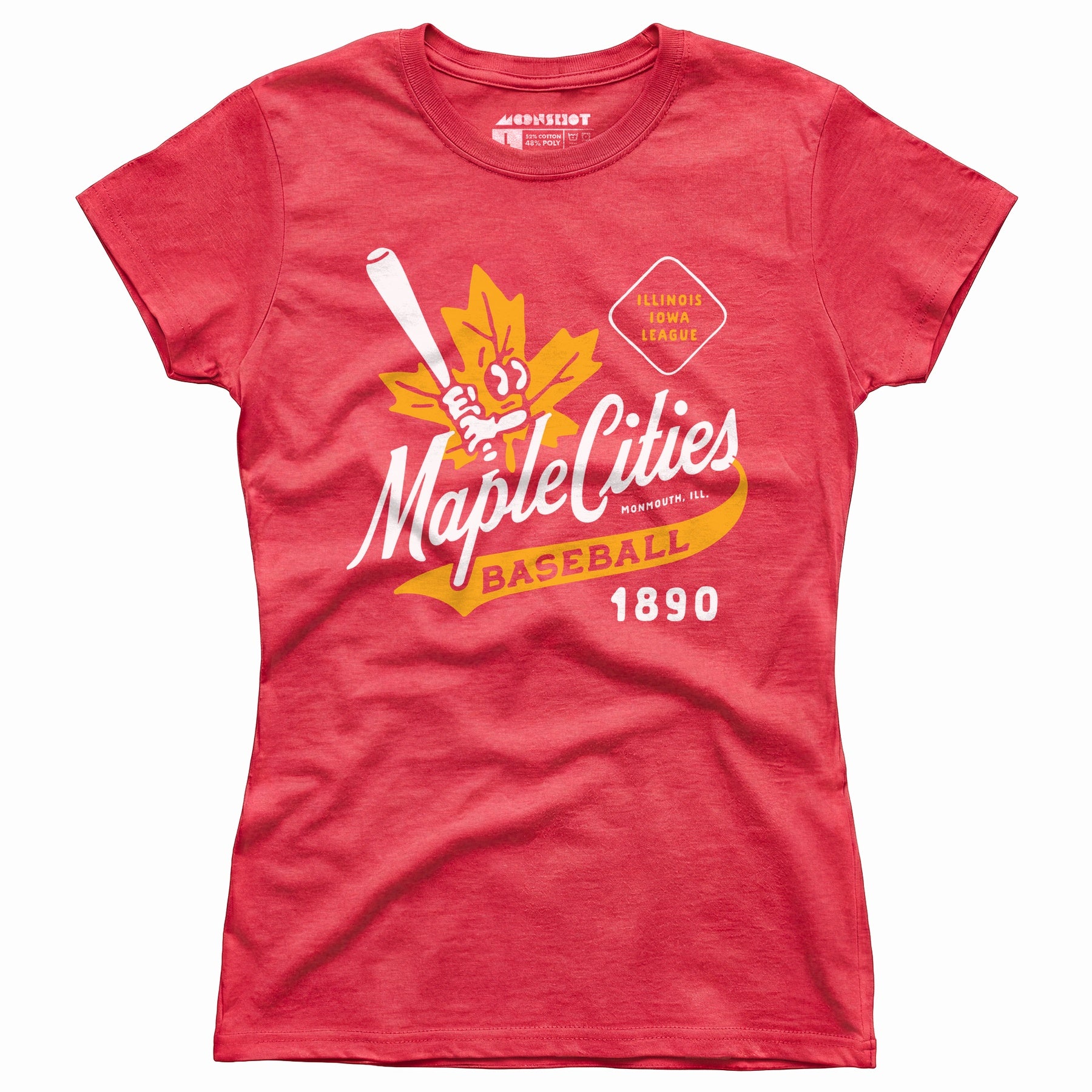 Monmouth Maple Cities - Illinois - Vintage Defunct Baseball Teams - Women's T-Shirt