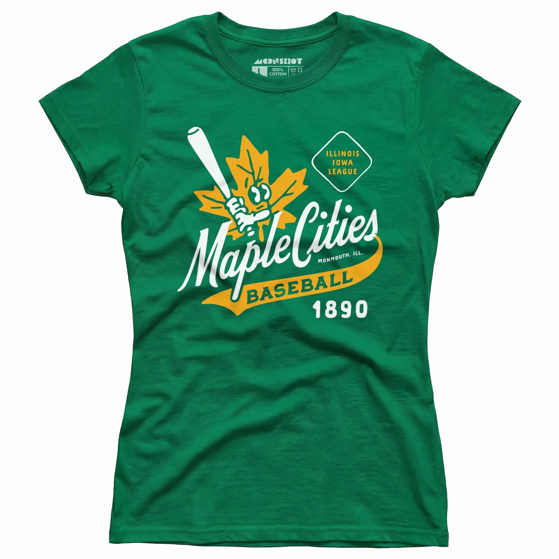 Monmouth Maple Cities - Illinois - Vintage Defunct Baseball Teams - Women's T-Shirt