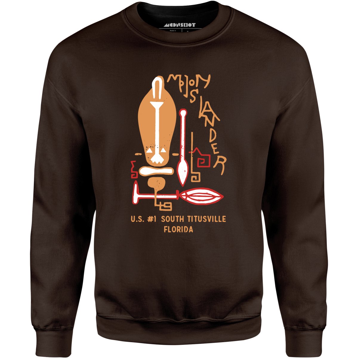 Moon Islander - Titusville, FL - Vintage Tiki Bar - Unisex Sweatshirt