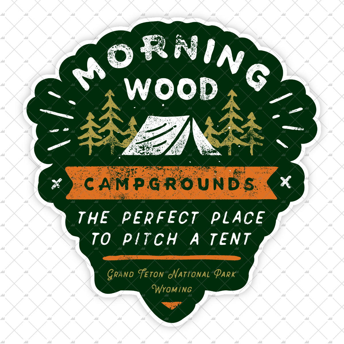 Morning Wood Campgrounds - Sticker