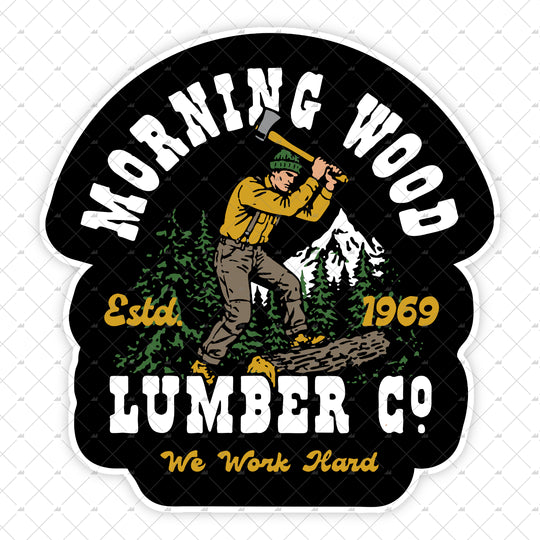 Morning Wood Lumber Company v2 - Sticker