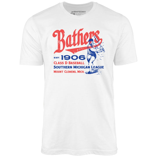 Mount Clemens Bathers - Michigan - Vintage Defunct Baseball Teams - White - Unisex T-Shirt
